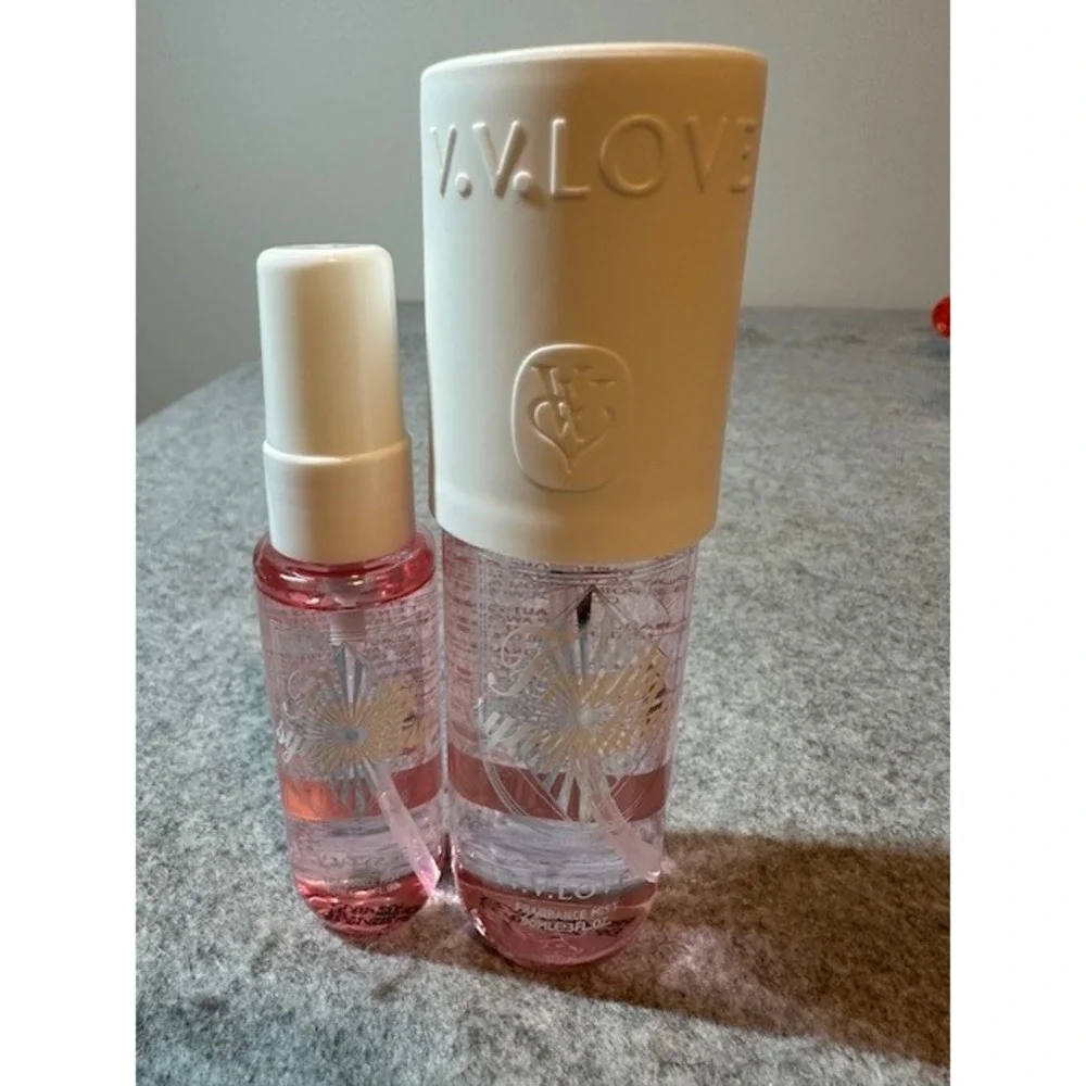 V.V. Love Fruity Symphony Fragrance Mist Set 90ml and 40ml Pink Body Spray Duo
